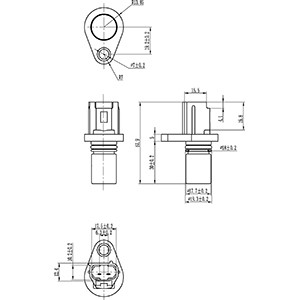 Sensor, kamaxelgivare Hc-cargo 150835 HC-Cargo