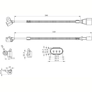 Sensor, kamaxelgivare Hc-cargo 150972 HC-Cargo