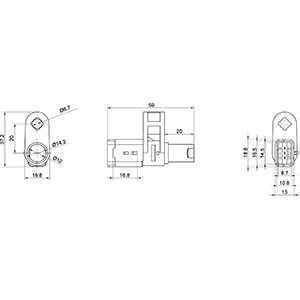 Sensor, kamaxelgivare Hc-cargo 151008 HC-Cargo