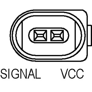ABS-givare, Sensor, hjulvarvtal, Bakaxel vänster Hc-cargo 181862 HC-Cargo