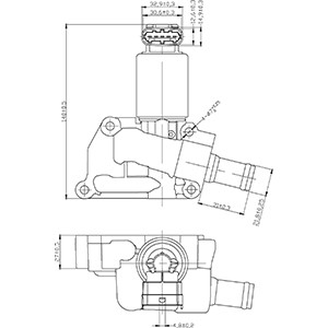 Egr-ventil Hc-cargo 182004 HC-Cargo