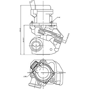 Egr-ventil Hc-cargo 182015 HC-Cargo