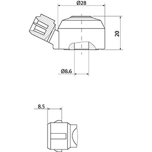 Knackningssensor Hc-cargo 182187 HC-Cargo