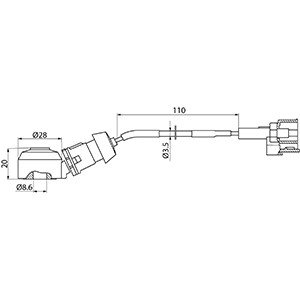 Knackningssensor Hc-cargo 182195 HC-Cargo