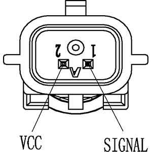 ABS-givare, Sensor, hjulvarvtal, Bakaxel höger Hc-cargo 182358 HC-Cargo