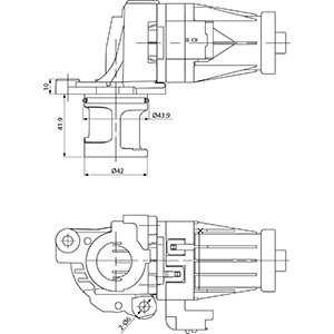 Egr-ventil Hc-cargo 182423 HC-Cargo