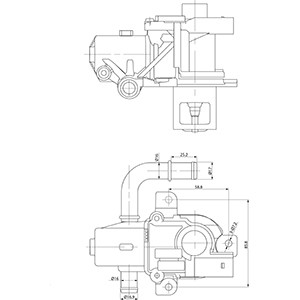 Egr-ventil Hc-cargo 182426 HC-Cargo
