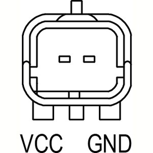 ABS-givare, Sensor, hjulvarvtal, Bakaxel v�änster Hc-cargo 182458 HC-Cargo