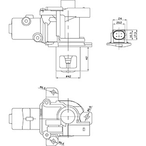 Egr-ventil Hc-cargo 182508 HC-Cargo