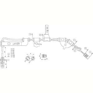 ABS-givare, Sensor, hjulvarvtal, Bakaxel höger Hc-cargo 182582 HC-Cargo