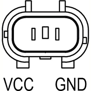 ABS-givare, Sensor, hjulvarvtal, framaxel vänster Hc-cargo 182588 HC-Cargo