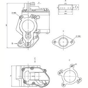 Egr-ventil Hc-cargo 182600 HC-Cargo Egr-ventil Hc-cargo 182600 HC-Cargo