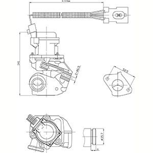 Egr-ventil Hc-cargo 182610 HC-Cargo
