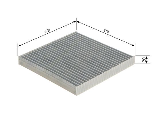 Kupefilter Bosch 1 987 432 566 BOSCH