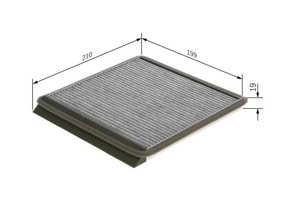 Kupefilter Bosch 1 987 435 533 BOSCH