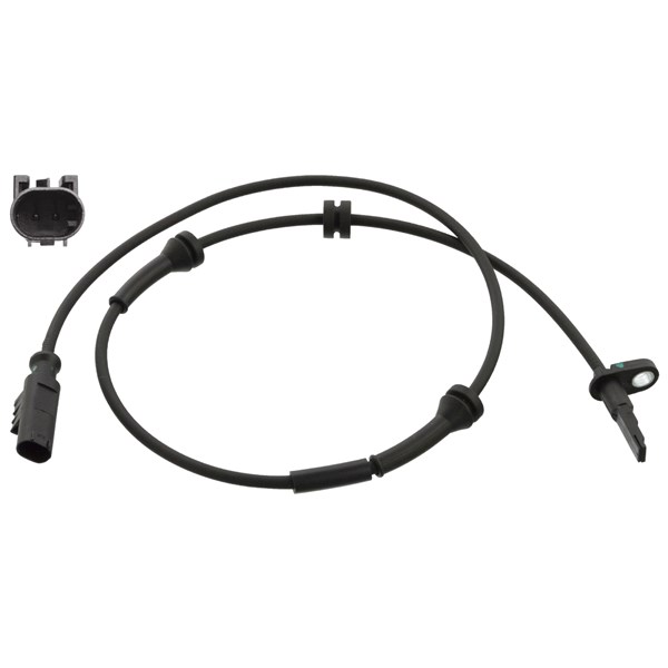 ABS-givare, Sensor, hjulvarvtal, Fram, höger eller vänster Febi b FEBI BILSTEIN