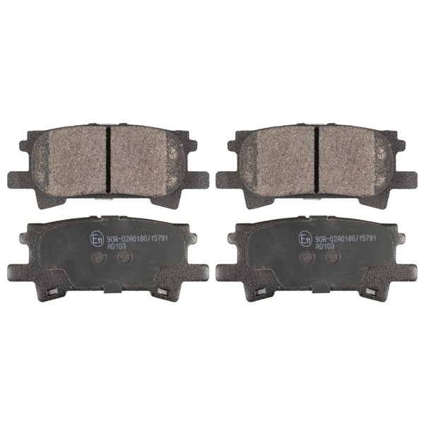 Bromsbeläggsats, Bakaxel Febi bilstein 116334 FEBI BILSTEIN