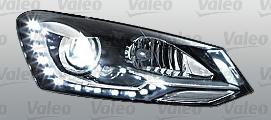 Strålkastare, Höger Valeo 044452 VALEO Strålkastare, Höger Valeo 044452 VALEO