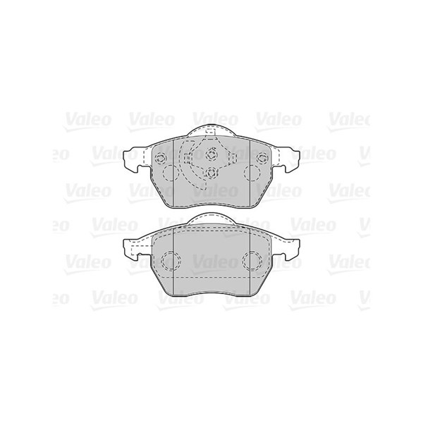 Bromsbeläggsats, Framaxel Valeo 301008 VALEO Bromsbeläggsats, Framaxel Valeo 301008 VALEO