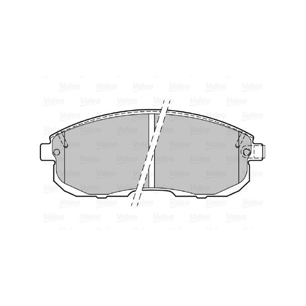 Bromsbeläggsats, Framaxel Valeo 301011 VALEO