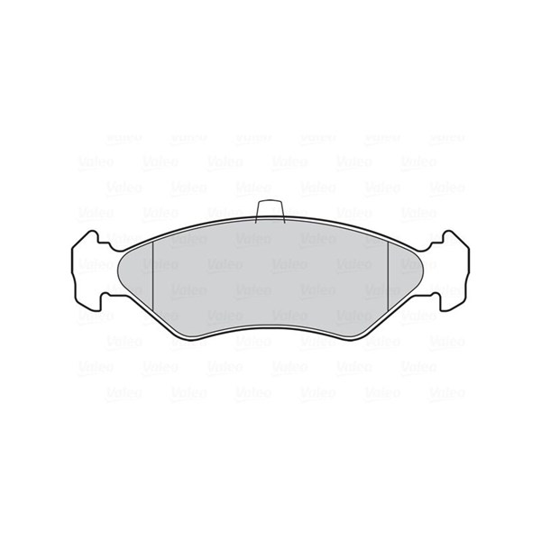 Bromsbeläggsats Solid, Framaxel Valeo 301171 VALEO