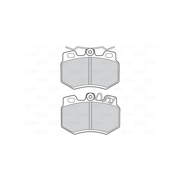 Bromsbeläggsats, Framaxel Valeo 301176 VALEO Bromsbeläggsats, Framaxel Valeo 301176 VALEO