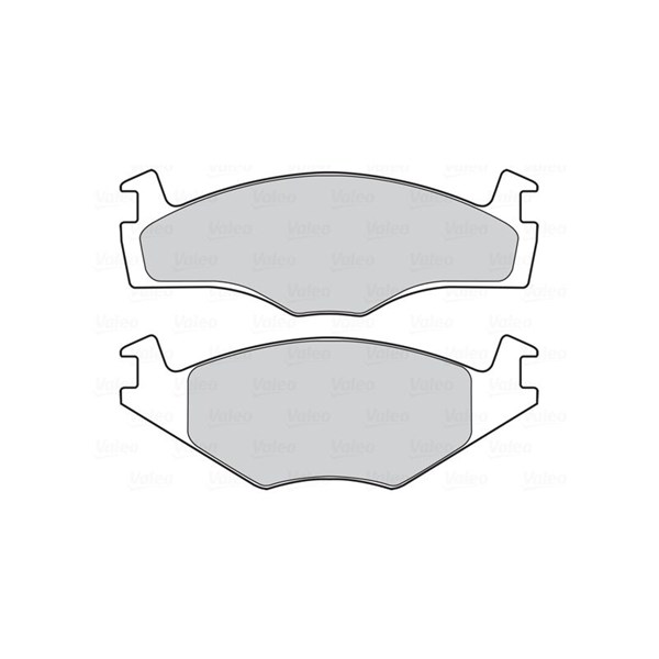 Bromsbeläggsats, Framaxel Valeo 301258 VALEO