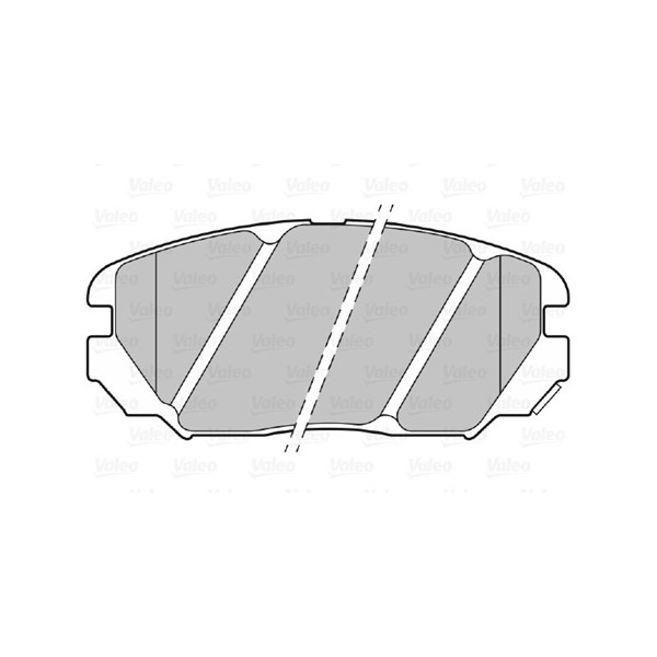 Bromsbeläggsats, Framaxel, Bakaxel Valeo 301348 VALEO