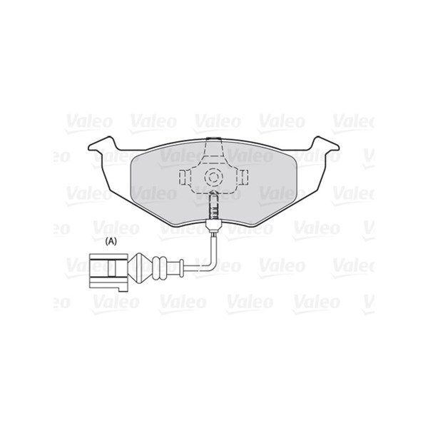 Bromsbeläggsats, Framaxel Valeo 301488 VALEO Bromsbeläggsats, Framaxel Valeo 301488 VALEO
