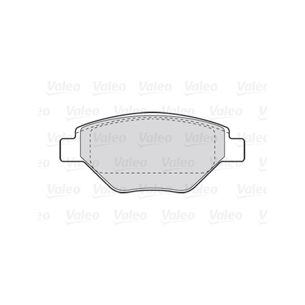 Bromsbeläggsats, Framaxel Valeo 301557 VALEO Bromsbeläggsats, Framaxel Valeo 301557 VALEO