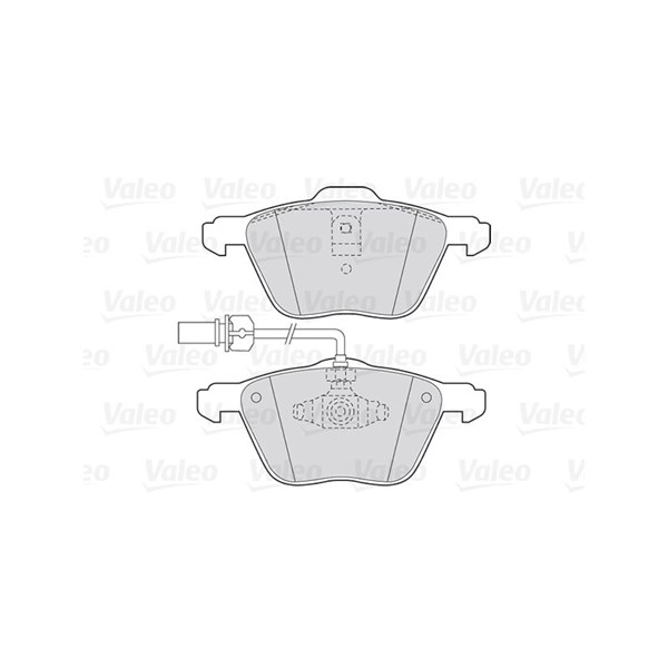 Bromsbeläggsats, Framaxel Valeo 301565 VALEO Bromsbeläggsats, Framaxel Valeo 301565 VALEO
