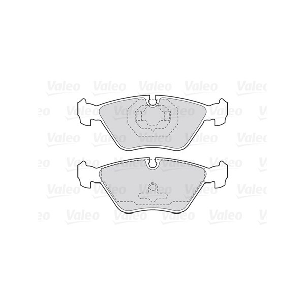 Bromsbeläggsats, Framaxel, Bakaxel Valeo 301616 VALEO Bromsbeläggsats, Framaxel, Bakaxel Valeo 301616 VALEO