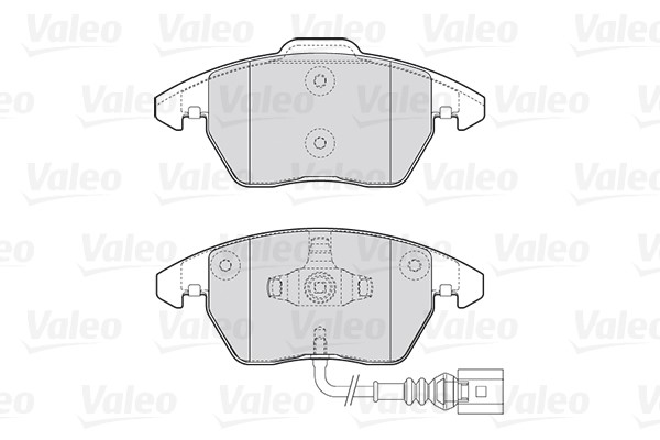 Bromsbeläggsats, Framaxel Valeo 301635 VALEO
