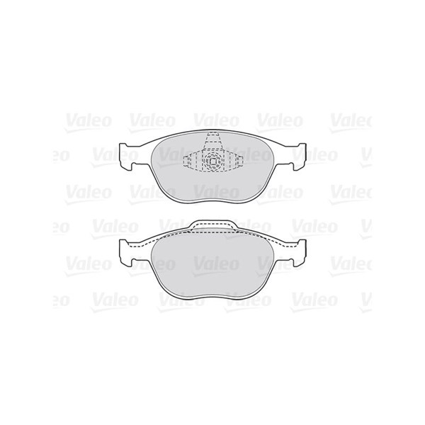 Bromsbeläggsats, Framaxel Valeo 301639 VALEO Bromsbeläggsats, Framaxel Valeo 301639 VALEO