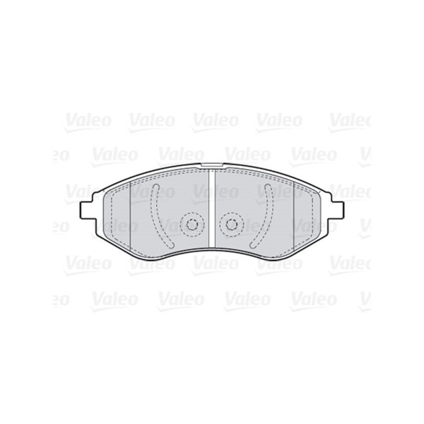 Bromsbeläggsats, Framaxel Valeo 301644 VALEO Bromsbeläggsats, Framaxel Valeo 301644 VALEO