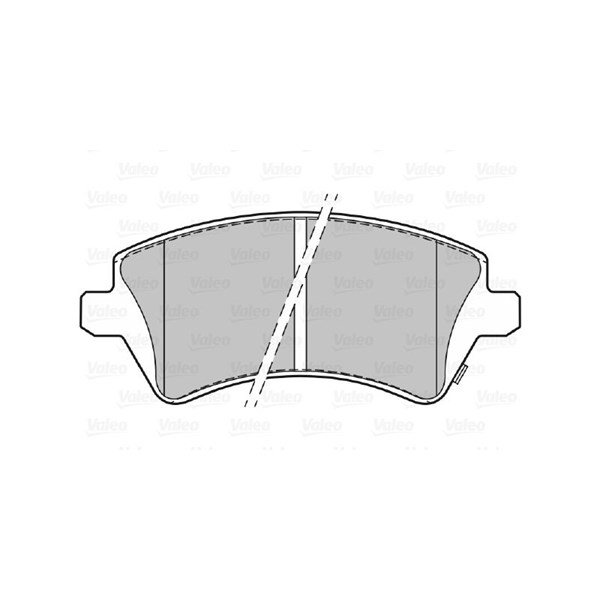 Bromsbeläggsats, Framaxel Valeo 301679 VALEO Bromsbeläggsats, Framaxel Valeo 301679 VALEO