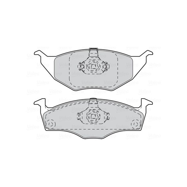 Bromsbeläggsats, Framaxel Valeo 301735 VALEO Bromsbeläggsats, Framaxel Valeo 301735 VALEO