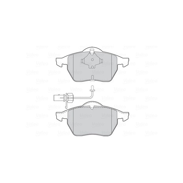Bromsbeläggsats, Framaxel Valeo 301751 VALEO Bromsbeläggsats, Framaxel Valeo 301751 VALEO