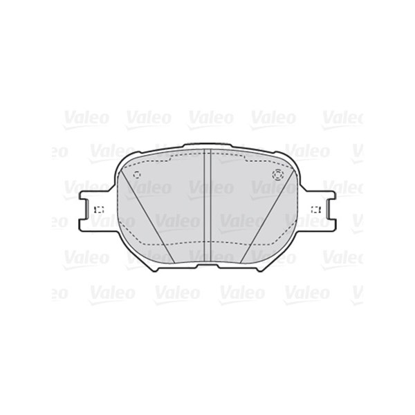 Bromsbeläggsats, Framaxel Valeo 301827 VALEO Bromsbeläggsats, Framaxel Valeo 301827 VALEO