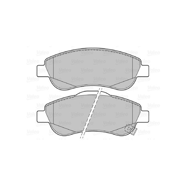 Bromsbeläggsats, Framaxel Valeo 301901 VALEO Bromsbeläggsats, Framaxel Valeo 301901 VALEO