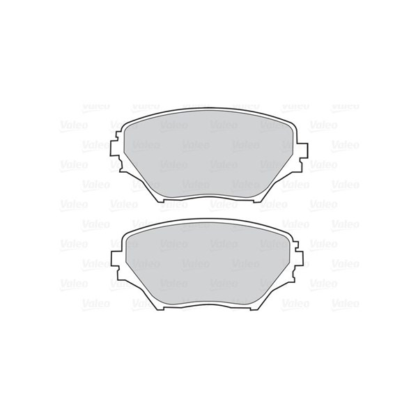 Bromsbeläggsats, Framaxel, Bakaxel Valeo 302033 VALEO