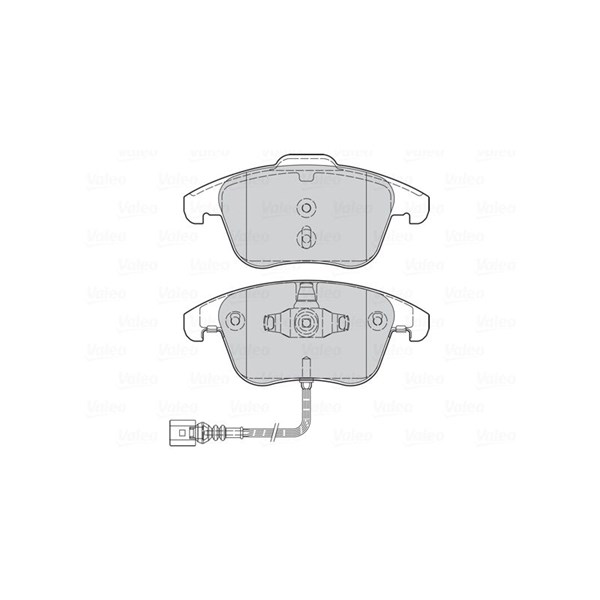 Bromsbeläggsats, Framaxel Valeo 302261 VALEO
