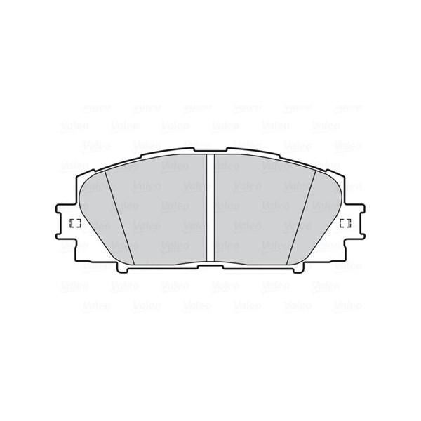 Bromsbeläggsats, Framaxel Valeo 302334 VALEO