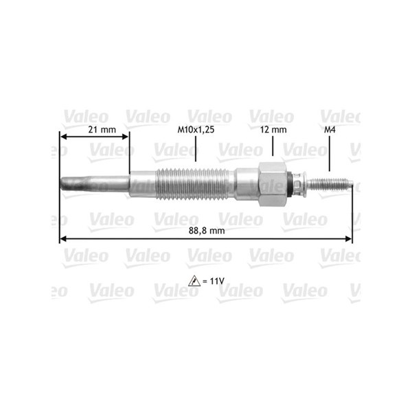 Glödstift 11V Valeo 345213 VALEO Glödstift 11V Valeo 345213 VALEO