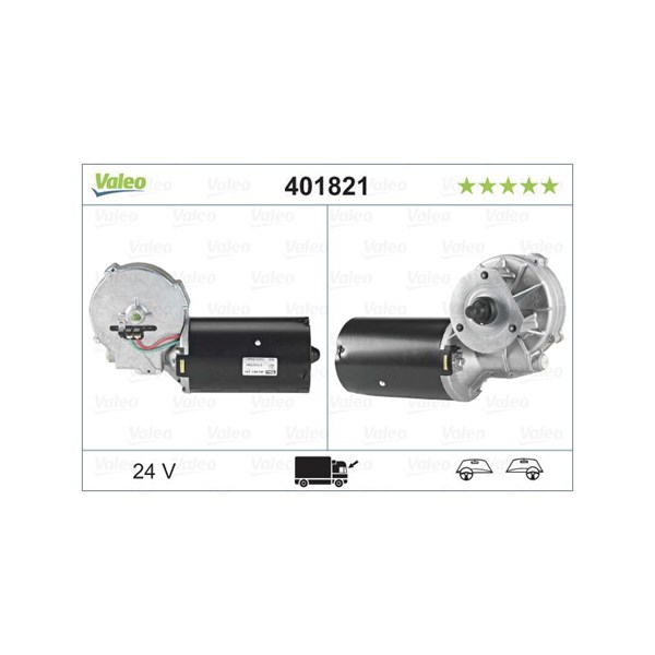 Torkarmotor 24V, Fram Valeo 401821 VALEO