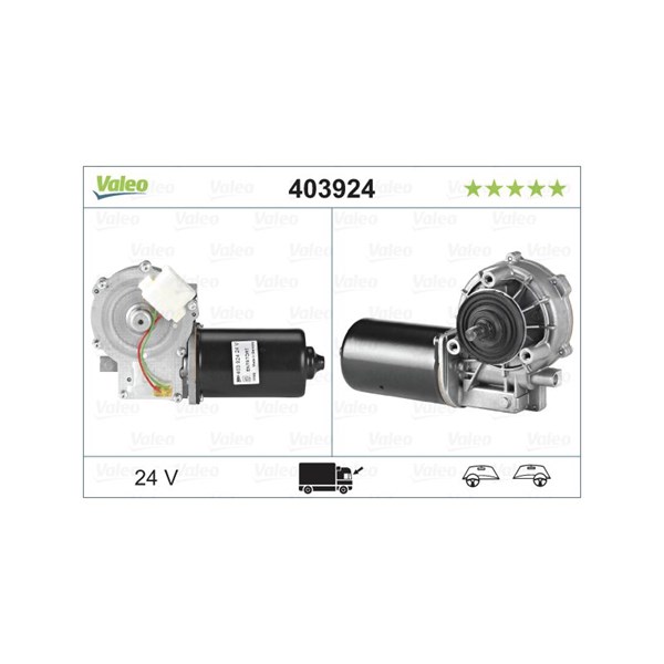 Torkarmotor 24V, Fram Valeo 403924 VALEO