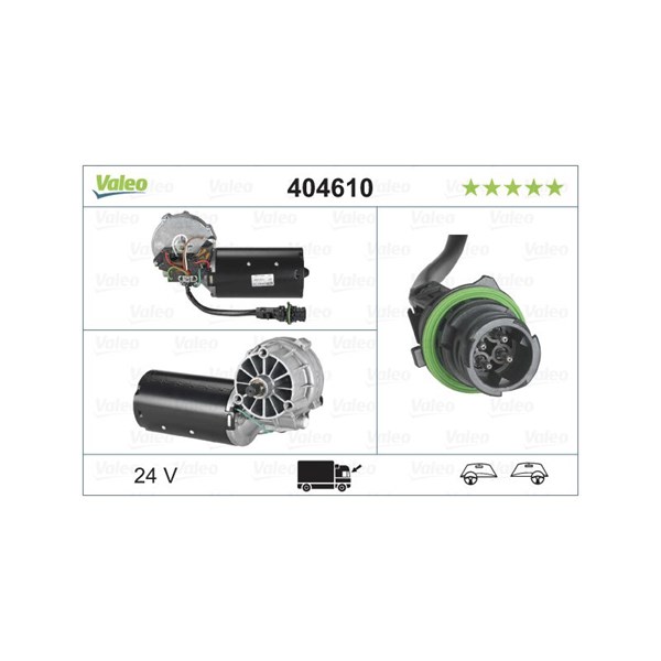 Torkarmotor 24V, Fram Valeo 404610 VALEO