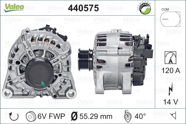 Generator 14V 120A Valeo 440575 VALEO