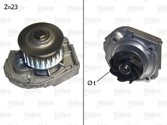 Vattenpump Valeo 506598 VALEO