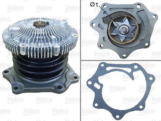 Vattenpump Valeo 506733 VALEO